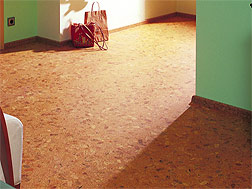 privates Bauvorhaben - Wohnzimmer mit Korkfu&szlig;boden